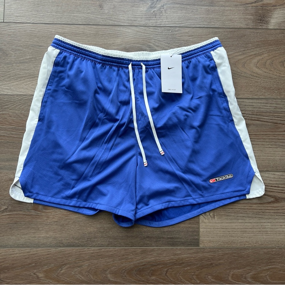 Mens Nike Track Club Lined Running Shorts 5in Inseam Blue FZ7397-490